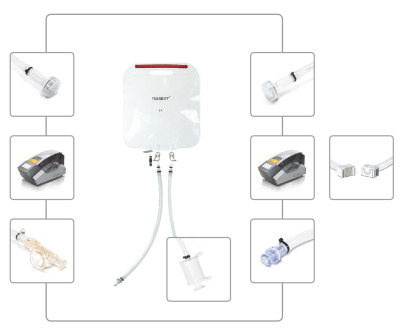 Flexboy® 2D Bag - Opta® - MPC with test line for point of use leak/integrity test - 20 L